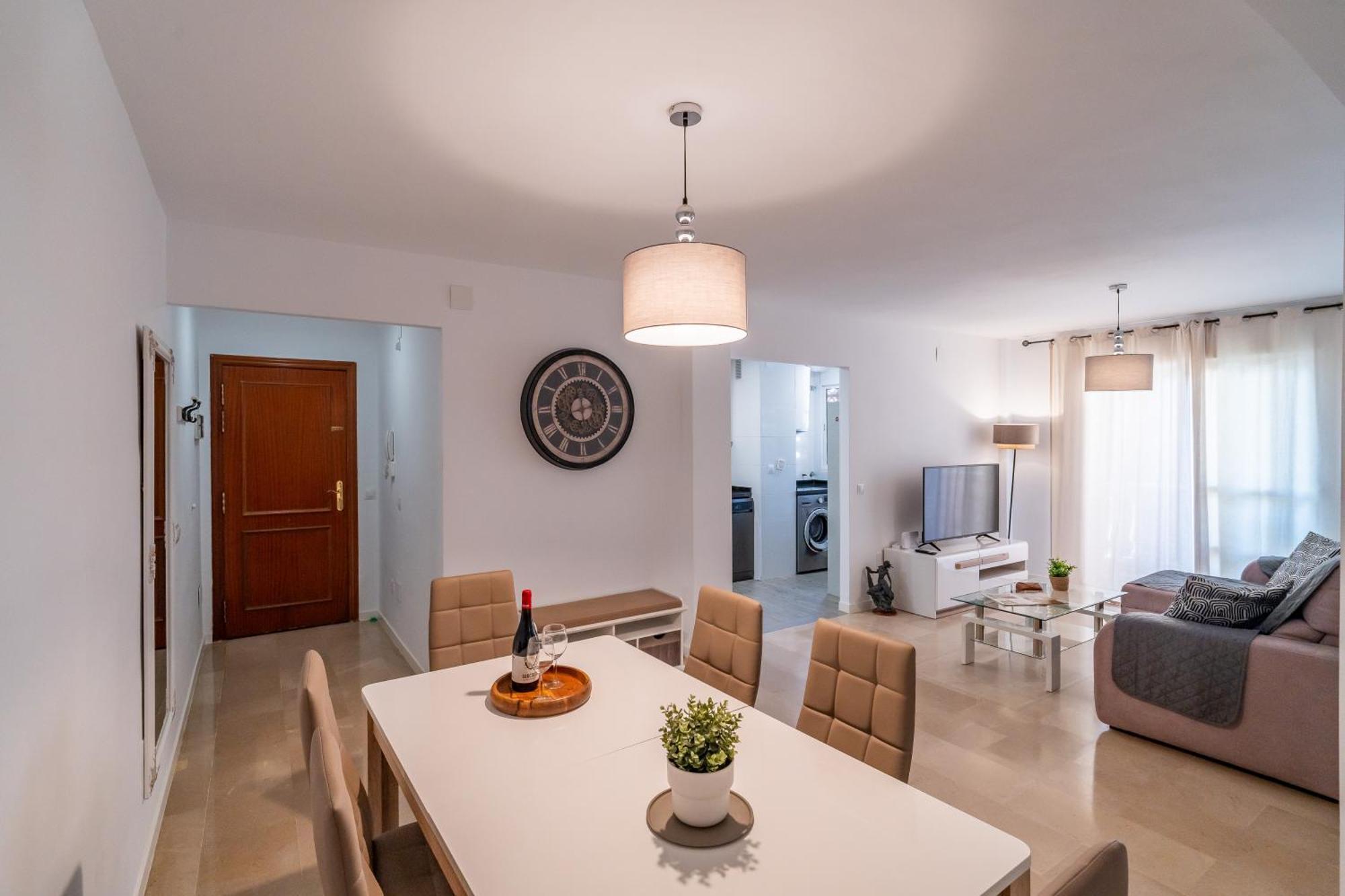 Casa Playa Guadalmar, Beautiful Apartment In Front Of The Sea, Wifi, Ac, Smart Tv, Private Parking Málaga Buitenkant foto